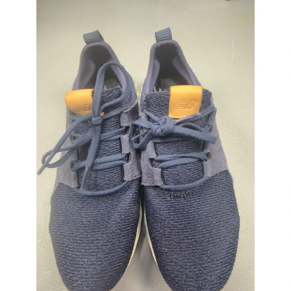 New Balance Fresh Foam Cruzv2 Nubuck Navy Blue Sneakers WCRZRRN Womens 10